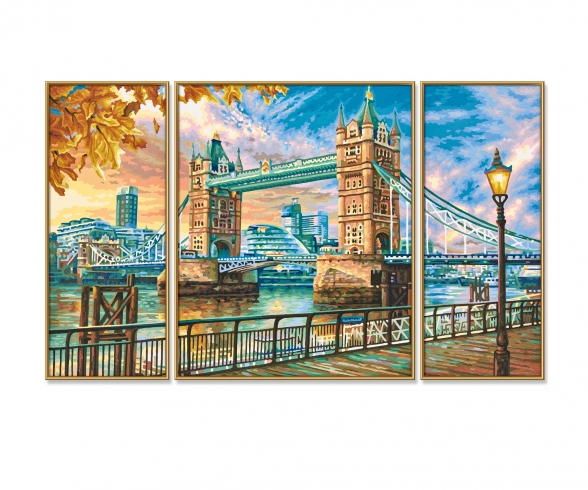 London Tower Bridge Malen nach Zahlen London Tower Bridge Malen nach Zahlen