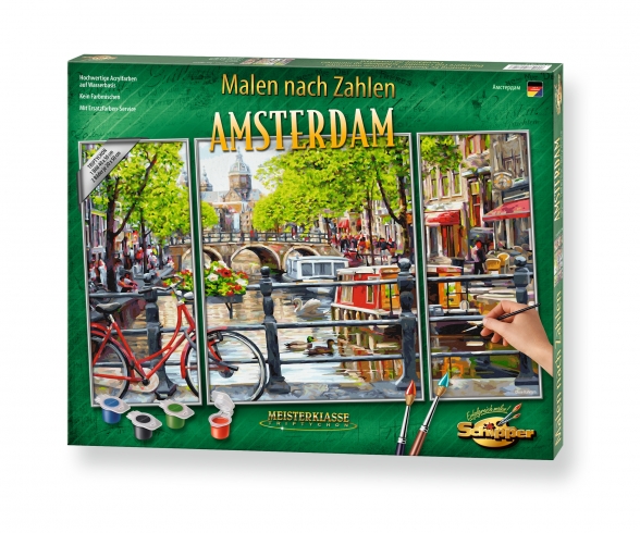 Amsterdam Malen nach Zahlen Amsterdam Malen nach Zahlen