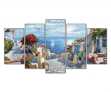 Mykonos Polyptychon Malen Nach Zahlen Vorlage 609450797 Polyptychon Kategorien Shop Malennachzahlen Schipper De