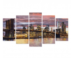 New York at dawn New York at dawn