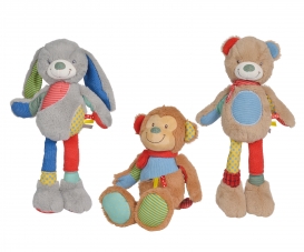 Long Legs patchwork - 40cm (3ass,Sh,ht) Long Legs patchwork - 40cm (3ass,Sh,ht)