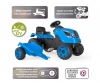 Smoby Traktor Farmer XL Blau mit Anhänger