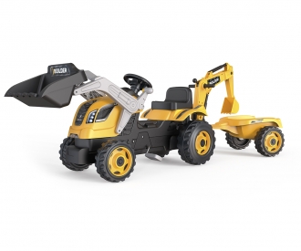 Tracteur Builder Max + Remorque 710304 - Tracteurs à pédales - Véhicule -  Catégories 