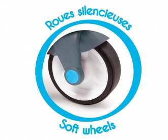 Porteur best sale roue silencieuse