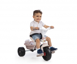 Tricycle pour enfants 1-4 ans - TOBI FREY - couleur rose - pivotant - roues  pompées + pousseur, SPORT ET LOISIRS \ Bicyclettes \ Tricycles