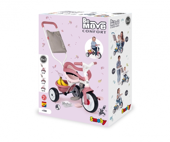 TRICYCLE BE MOVE CONFORT ROSE TRICYCLE BE MOVE CONFORT ROSE
