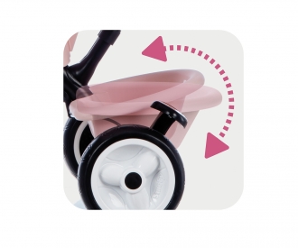 Dreirad Baby Driver Plus Rosa