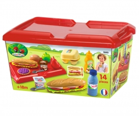 Sandwich box with tray Sandwich box with tray