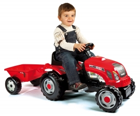 GM Bull Traktor Rot mit Anhänger GM Bull Traktor Rot mit Anhänger