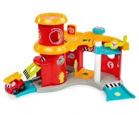 Pista de masini Smoby Vroom Planet Garage cu masinuta Cars Pista de masini Smoby Vroom Planet Garage cu masinuta Cars