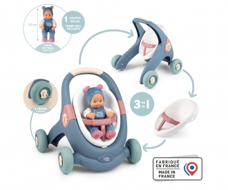 Little Smoby 3-in-1 Lauflernwagen mit Puppe Little Smoby 3-in-1 Lauflernwagen mit Puppe