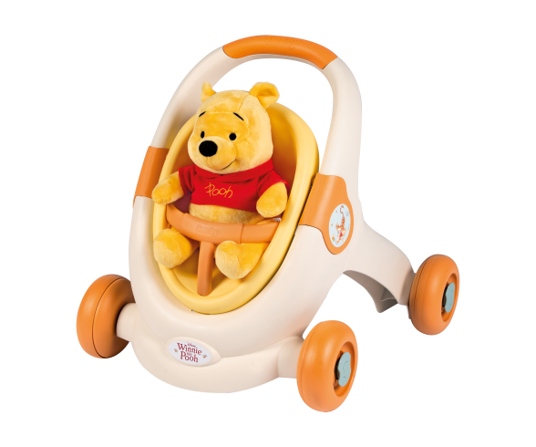 Winnie L'Ourson Baby Walker 3en1 + Peluche