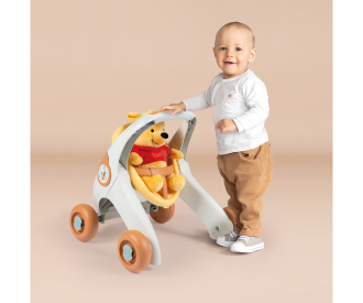 Winnie L'Ourson Baby Walker 3en1 + Peluche