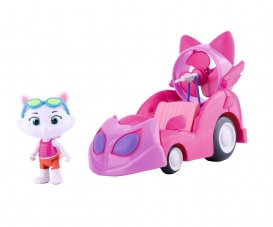 44 Cats Milady figure with racing car 44 Cats Milady figure with racing car
