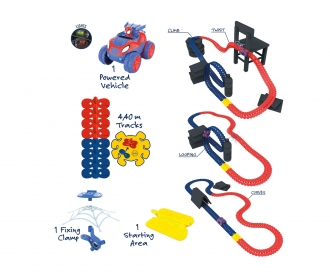 Smoby Spidey FleXtreme Rennbahn-Set