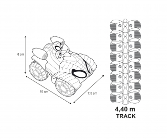 Smoby Spidey FleXtreme Set Spin Smoby Spidey FleXtreme Set Spin