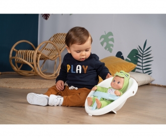 Smoby Minikiss Croc 3-in-1 Lauflern-Puppenwagen