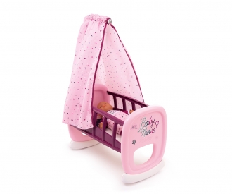 Smoby Baby Nurse Puppenwiege mit Himmel