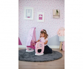 Smoby Baby Nurse Puppenwiege mit Himmel