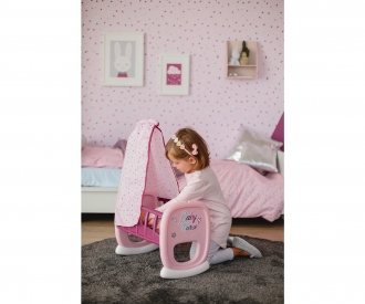 Smoby Baby Nurse Puppenwiege mit Himmel