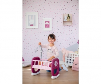 Smoby Baby Nurse Puppenwiege mit Mobile