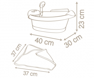 Smoby Baby Nurse elektronische Puppen-Badewanne Smoby Baby Nurse elektronische Puppen-Badewanne