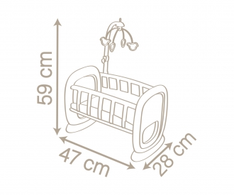 Smoby Baby Nurse Baby's Cot