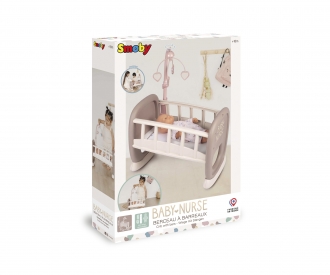 Smoby Baby Nurse Puppenwiege mit Mobile