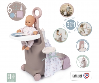 Smoby Baby Nurse Nursery Suitcase 3 In 1