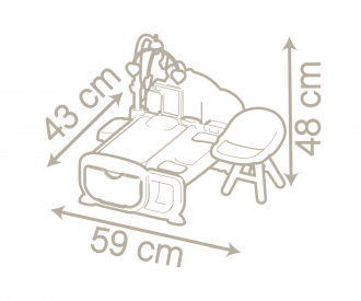 Smoby Baby Nurse Cocoon 3-in-1
