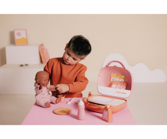 Smoby Baby Nurse - Mini Valise De Poupon Avec 13 Accessoires, Pour Enfants Dès 3 Ans - 1