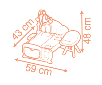 Smoby Baby Nurse Cocoon Nursery 3 en 1