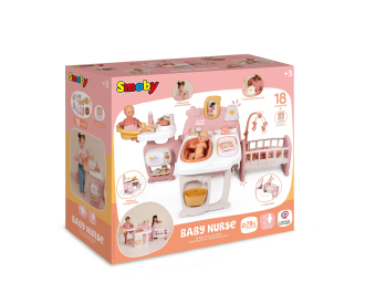 Smoby - Baby Nurse - Vanity - pour Poupons et Poupées - 13 Accessoires Inclus - A Partir de 3 Ans - Fabrication Française Smoby - Baby Nurse - Vanity - pour Poupons et Poupées - 13 Accessoires Inclus - A Partir de 3 Ans - Fabrication Française