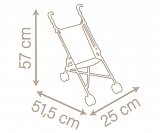 Smoby Baby Nurse Foldable Pushchair