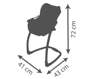 Smoby Maxi-Cosi Puppenhochstuhl 3-in-1 Beige