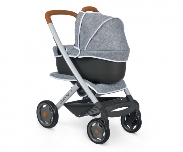 Smoby Quinny Combi Pushchair + Pram Grey Smoby Quinny Combi Pushchair + Pram Grey