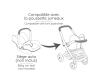 Smoby Maxi-Cosi Zwillings-Puppenwagen Rosa
