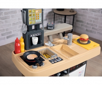 Smoby - Food Corner - Cuisine Restaurant - Jouet d'imitation avec 29 accessoires pas cher Smoby - Food Corner - Cuisine Restaurant - Jouet d'imitation avec 29 accessoires pas cher