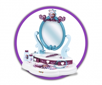 Smoby 7600320234 Frozen 2 La Reine Des Neiges 2 Coiffeuse Avec Accessoires - Idéal Pour Les Petites Princesses Dès 3 Ans