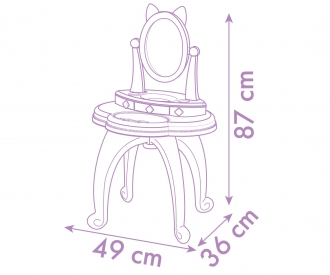 Smoby Gabby's Dollhouse 2in1 Dressing Table Smoby Gabby's Dollhouse 2in1 Dressing Table