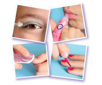 Smoby Glam me up Kinderkosmetik Set mit Plüsch-Tasche
