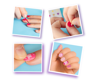 Smoby Glam me Up Kinderkosmetik Nageldesign-Set