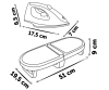 Smoby Tefal Foldable Ironing board Smoby Tefal Foldable Ironing board