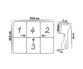 Smoby Tefal Steam & Fold Set