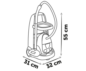 Rowenta - Chariot de Ménage + Aspirateur