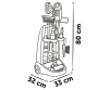 Smoby Rowenta Trolley + Vacuum Cleaner Smoby Rowenta Trolley + Vacuum Cleaner