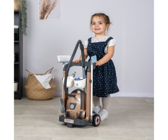 Smoby Rowenta Reinigungstrolley mit Staubsauger
