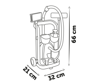 Rowenta Cleaning Trolley+Vacuum Cleaner