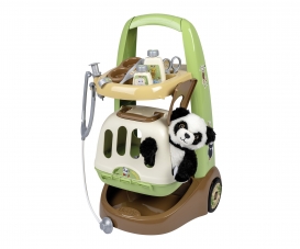 Smoby Tierarzt-Trolley mit Panda Kuscheltier Smoby Tierarzt-Trolley mit Panda Kuscheltier