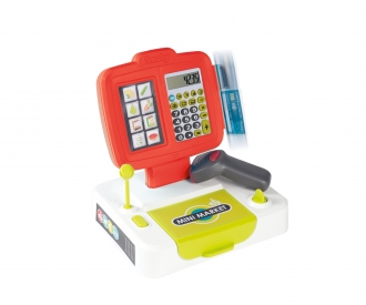Elektronische Supermarktkasse XL Rot